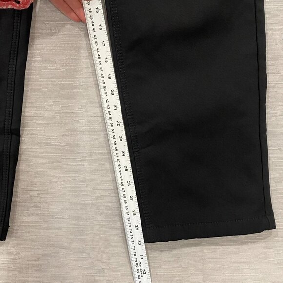 CAT Caterpillar Work Pants Mens 36 x 30 Black Canvas Fleece Lined Insulated - Picture 10 of 14